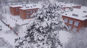 #Air2S Ликино-Дулёво. Ликино-Дулёвская гимназия. Зима 2021. Полёты на дроне