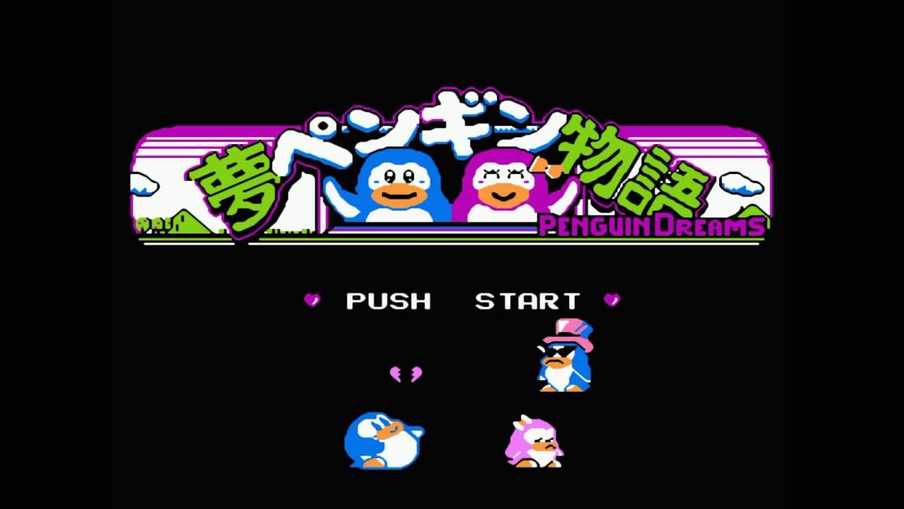 Юме Пингвин (Yume Penguin Monogatari) _ Прохождение игры на Денди (NES, Famicom, Dendy) смотреть онлайн