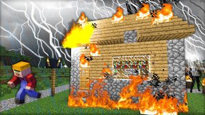 Почему это молния ударила в мой дом в Маенкрафт | MInecraft