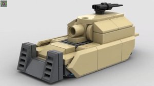 Мини САУ Conqueror Gun Carriage из Лего