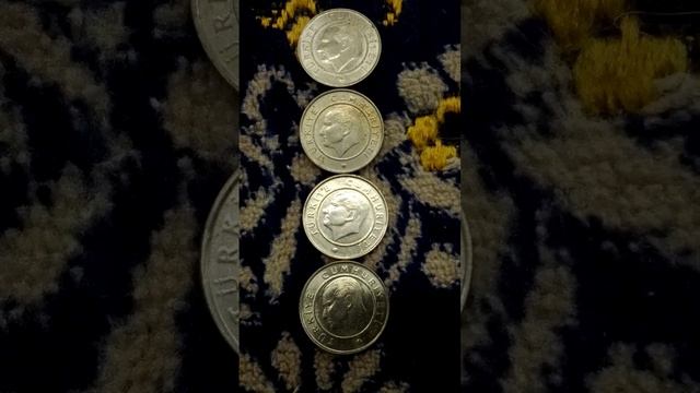 Lots of Turkey 10 Kurus 2017(AH 1439) Currency Coins-03 смотреть онлайн