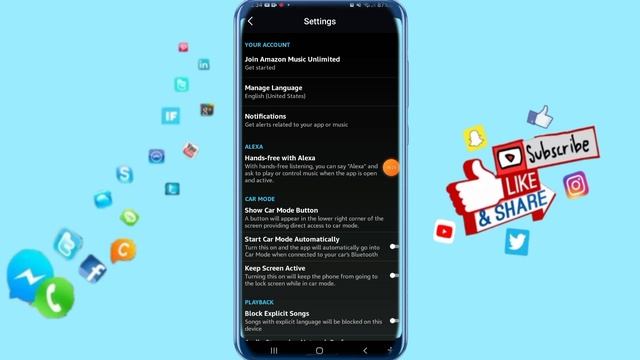 How To Enable Hands-Free With Alexa On Amazon Music App