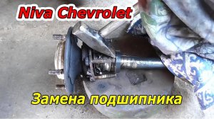 ЗАМЕНА ПОДШИПНИКА ПОЛУОСИ ЗА 1 ЧАС НА NIVA CHEVROLET