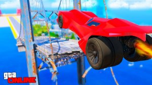 СМОЖЕТ ЛИ БЭТМОБИЛЬ ПЕРЕЛЕТЕТЬ СЛОМАННЫЙ МОСТ В ГТА 5 ? - ЭКСПЕРИМЕНТ В GTA 5