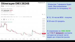 Стратегия по ОФЗ26248 на 7 февраля 2025