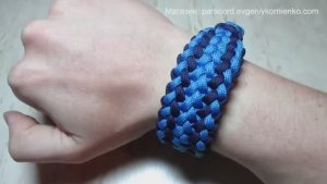 Широкий браслет из паракорда Застёжка молния_270p_360p