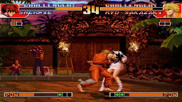 THE KING OF FIGHTERS 97 Global match / MINI SERIE SHERMIE 1 vs 1 + un incontro team