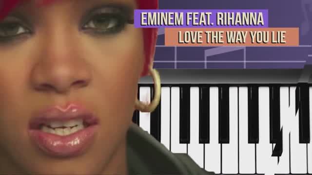 Eminem feat Rihanna - Love The Way You Lie (Piano)