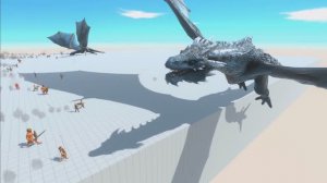 ДРАКОН ПРОТИВ ДРЕВНИХ ЛЮДЕЙ ? Animal Revolt Battle Simulator