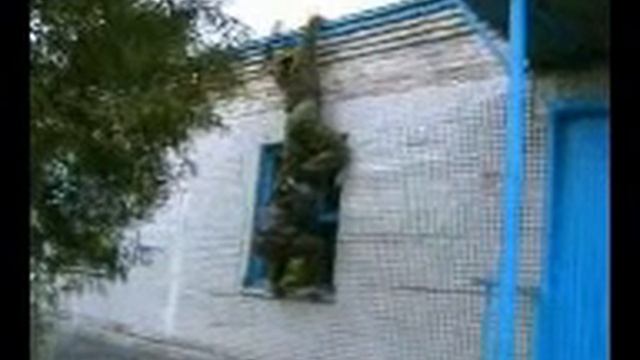 штурмовой альпинизм, живая лестница