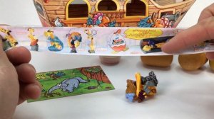 Распаковка старых Киндер Сюрпризов. Попугаи-Пираты. OLD Kinder Surprise Papagei Piraten
