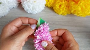 БРОШКА  МАЙСКАЯ СИРЕНЬ. КАНЗАШИ.БРОШЬ КАНЗАШИ. ЦВЕТЫ ИЗ ЛЕНТ