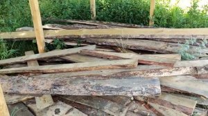 Сколько стоит куб доски?Дешёвый вариант постройки сарая для #овцы #деревня #деревенскаяжизнь #доски