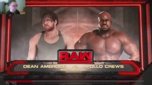 Dean Ambrose vs Apollo Crews