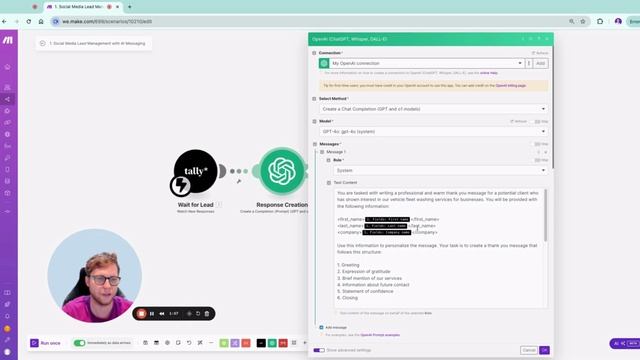 Освойте продвинутое проектирование промтов для OpenAI с помощью Make: Настройка и лучшие практики