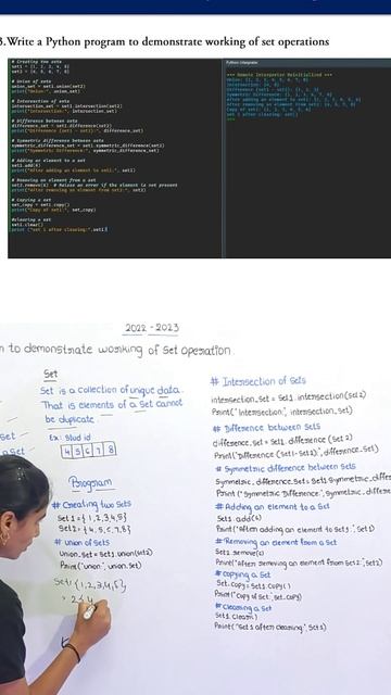 "Mastering Set Operations in Python: A Comprehensive Guide" ಕನ್ನಡ ದಲ್ಲಿ