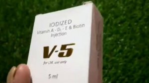 Janiye V-5 injection ka estmal || Iodized,vitamins A-D3-E&Biotion injection || full review#smedical