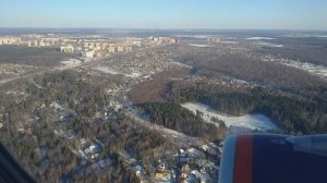 19.03.22 Москва. Посадка SU033 LED-SVO A320-214 А.Тарасов VP-BLN.