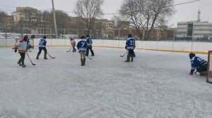 Хоккей в валенках. "Ветеран" - "Аякс". 2-й период.