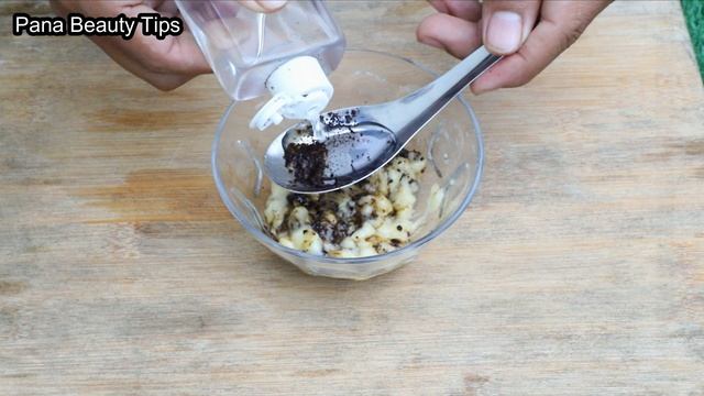 Reverse Grey Hair to Black Hair Permanently by Coffee and Banana | Homemade Black Hair Dye