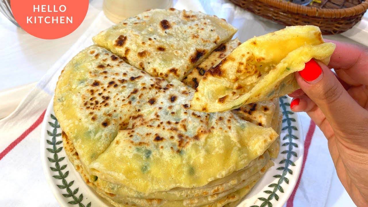 Вместо Пирожков! Лепешки на сковороде! Хычины с картошкой и сыром