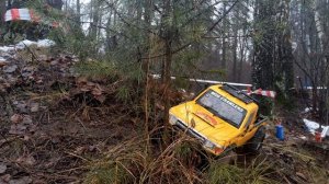 Axial SCX10 Pro Toyota Landcruiser 70, заезд класса 1 на соревнованиях RCTEG Зимний триал 2025