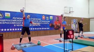 Денисов Иван Рывок гири 32 кг. Уральская метелица 2025