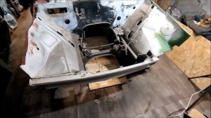 11 часть ремонт ваз 2107 , передние крылья, телевизор..