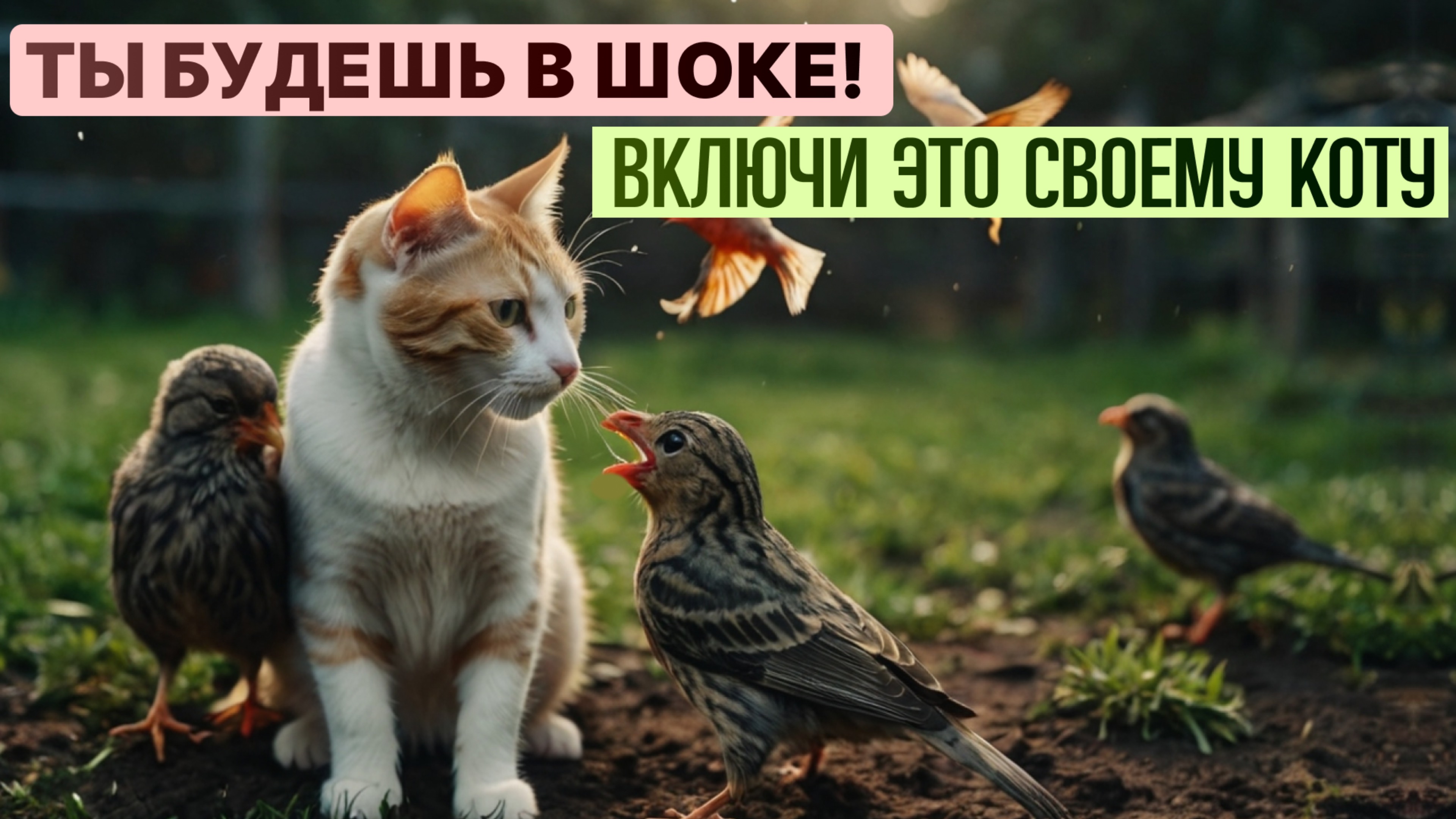 РЕАКЦИЯ ТВОЕГО КОТА ТЕБЯ УДИВИТ! cats tv, мультики для кошек, мультик для котов, кот тв, cats game