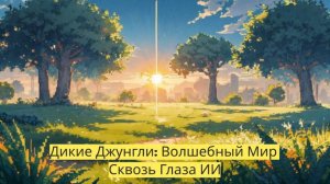 "Дикие Джунгли: Волшебный Мир Сквозь Глаза ИИ" 🌿✨