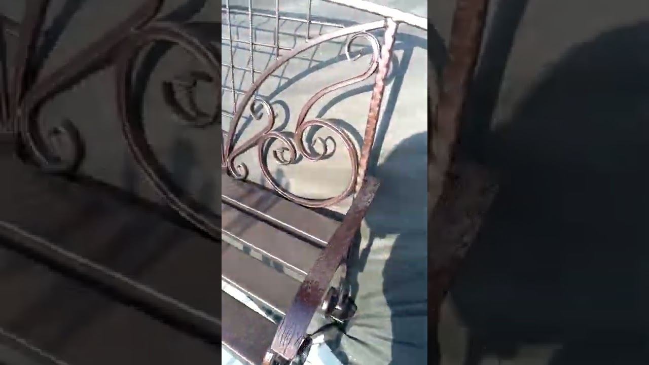 Скамейка металлическая смотреть онлайн