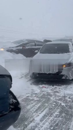 09-02-2025 Сильная метель обрушилась на Норильск