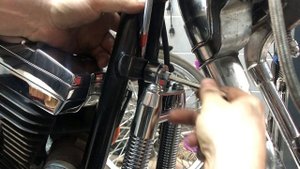 Масляной радиатор на Харлей-Дэвидсон эволюшен