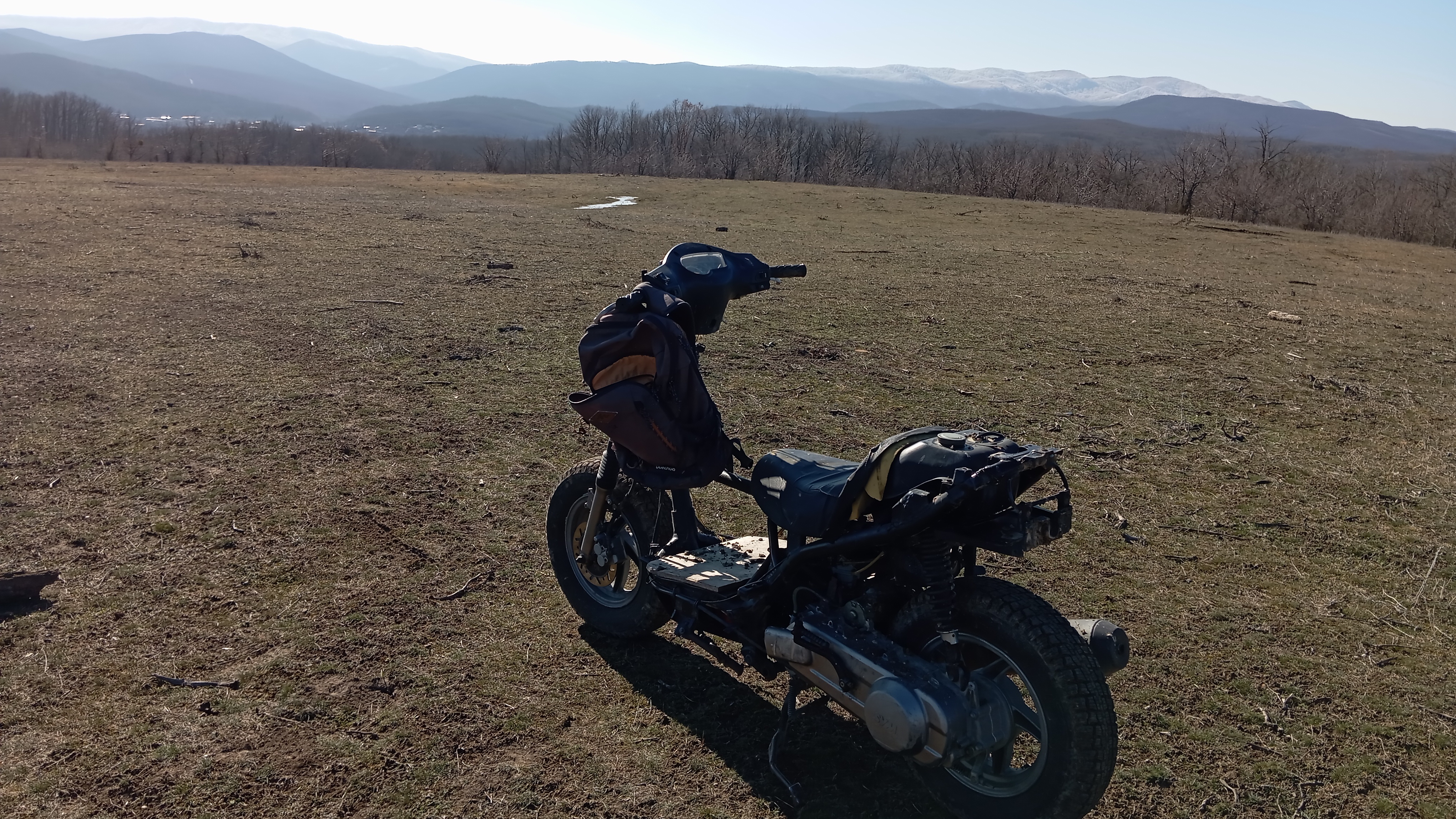 Скутер эндуро в мороз смотреть онлайн