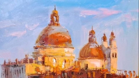 Венеция.Живопись маслом