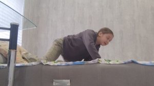 учу кувырок назад и кувырок вперёд