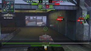 Игра в танки онлайн бой на т-54_WoT Blitz. Отлично постреляли.