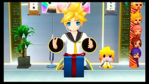 Hatsune Miku: Project DIVA F - Kagamine Len (DIVA Room). Part 1