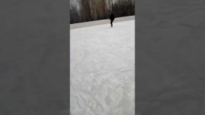 я на катке
