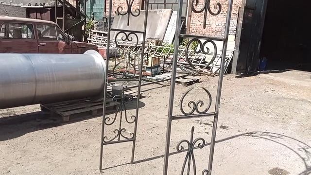 Цветочная арка кованная в Новосибирске. смотреть онлайн