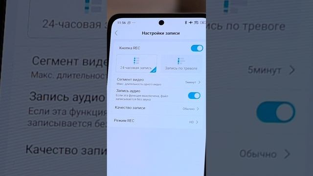 Как настроить запись в программе iCSee