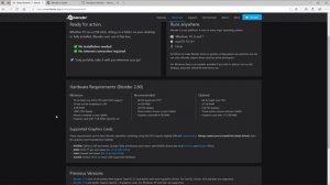 01. Где скачать и системные требования Blender