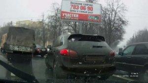 Наглый мужик на мерине S500 получил свое