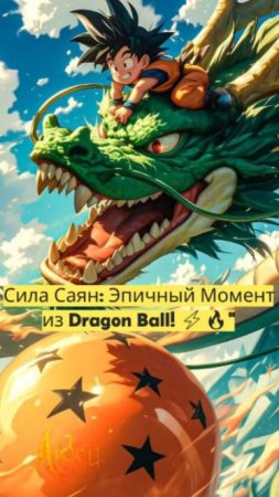 Сила Саян: Эпичный Момент из Dragon Ball! ⚡🔥"