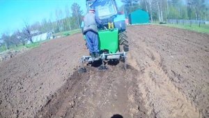 Картофелесажалка# Посадка картофеля# МирОбозрений