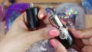 Слайм «Один цвет»!Смешиваем «галактический» макияж, другие ингредиенты, фиджеты и шоколадную слизь в