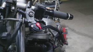 Мотодневник Honda CBR400RR NC23 новые ручки, грузики и рычаги