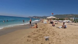 🇹🇷Alanya CLEOPATRA Beach  ⛱️ TURKEY CLEOPATRA STRAND пляж 🌴клеопатры Аланья kleopatra beach ANTALYA