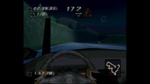 NFS: High Stakes (PS1) Вид из кабины авто.Ночь + Дождь (Salieri s Gaming Bar / Игровой Бар Сальери)