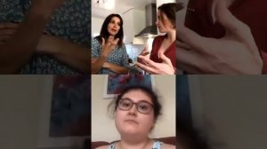Danielle Savre and Stefania Spampinato IG live 31/07/2020